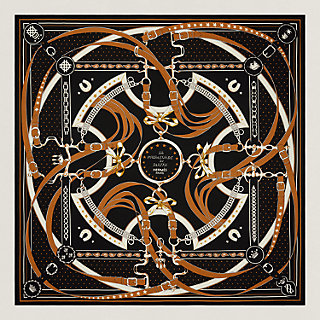 ★人気★【HERMES】カシシル 140 La Promenade du Matin Bandana ☆人気☆【HERMES】カシシル 140 La Promenade du Matin Bandana